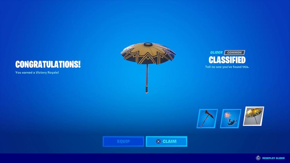 ‘Fortnite’ Chapter 2, Season 2 Victory Royale Umbrella Revealed And It